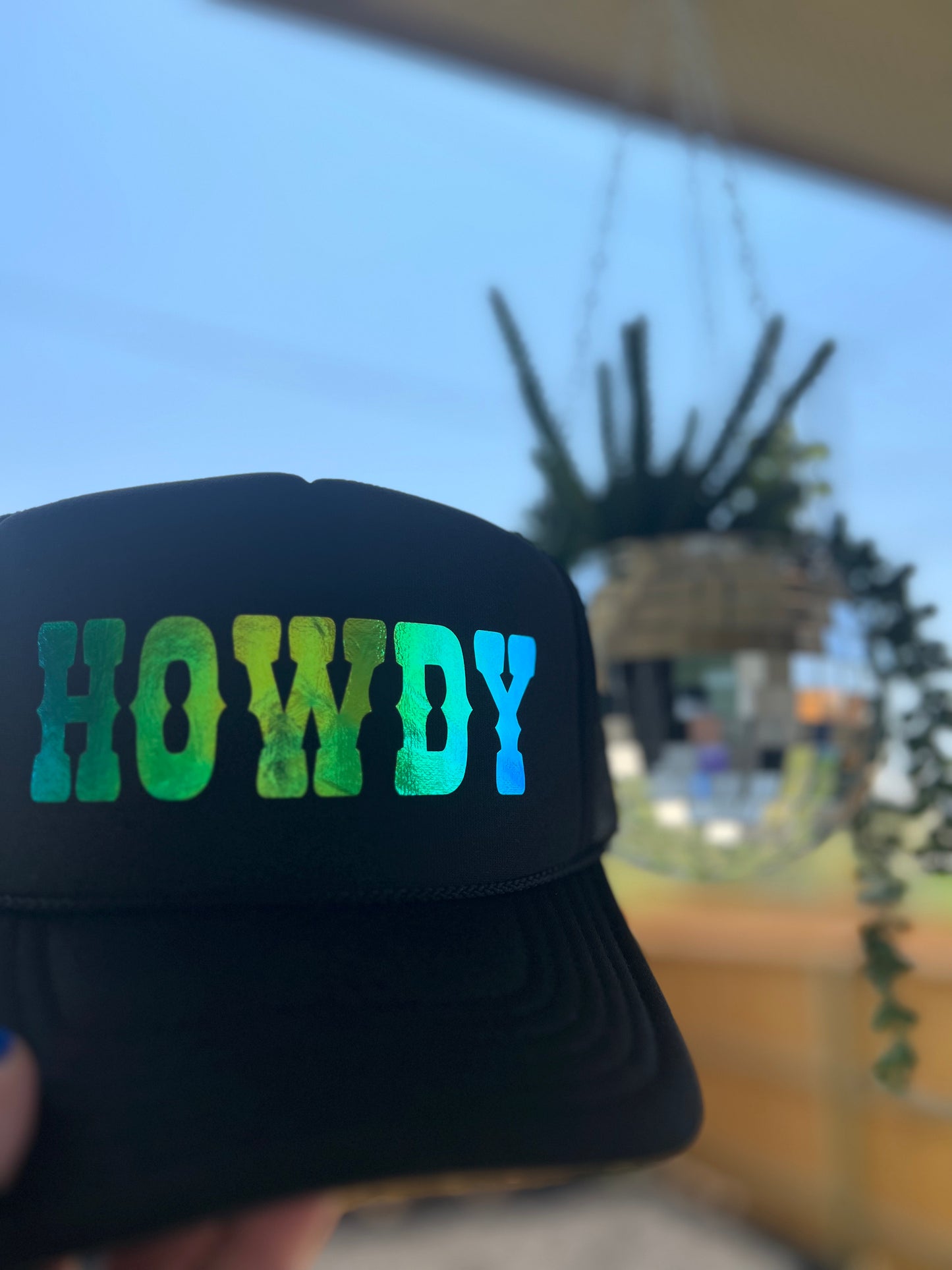 Iridescent Howdy Hat