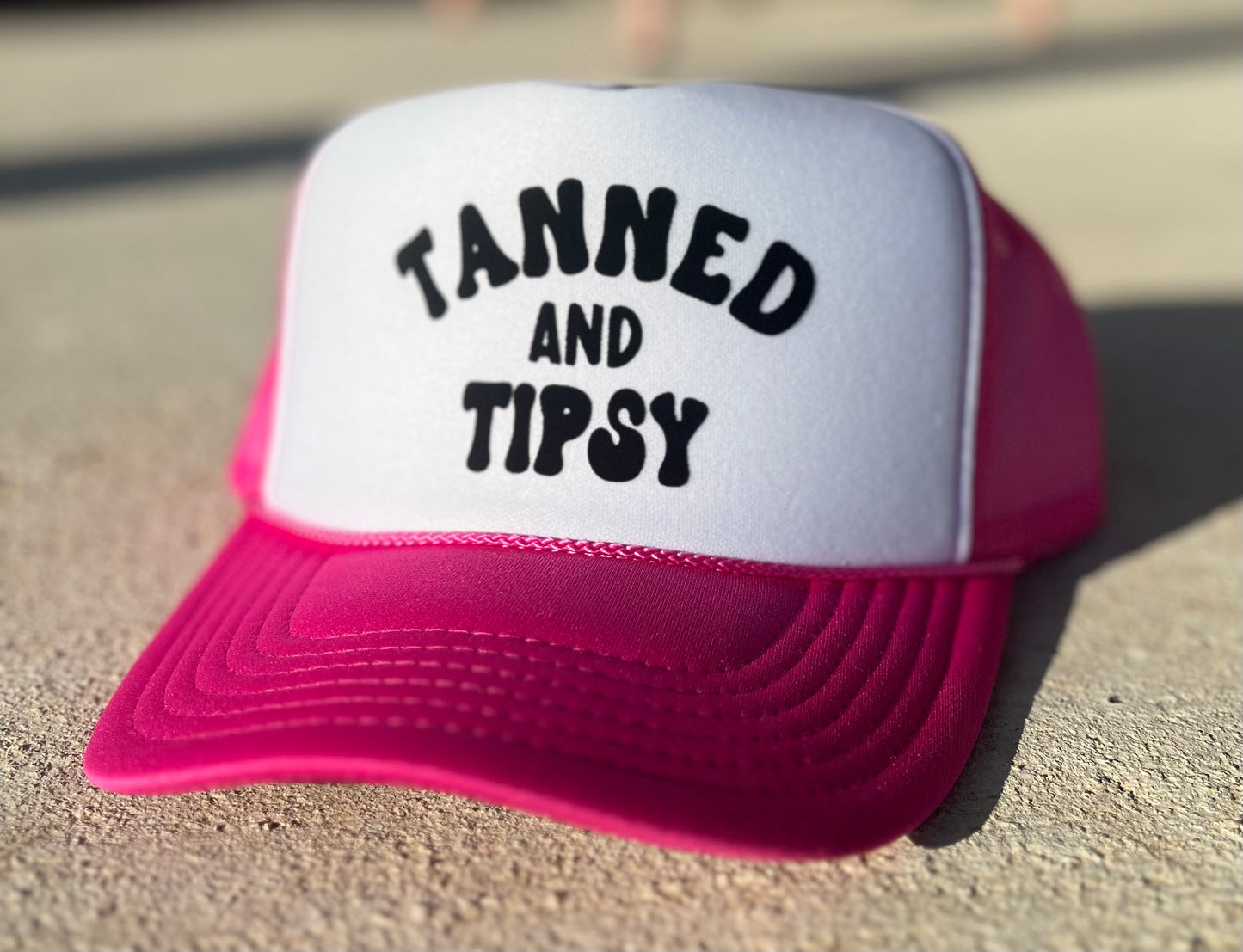 Tanned & Tipsy Trucker Hat