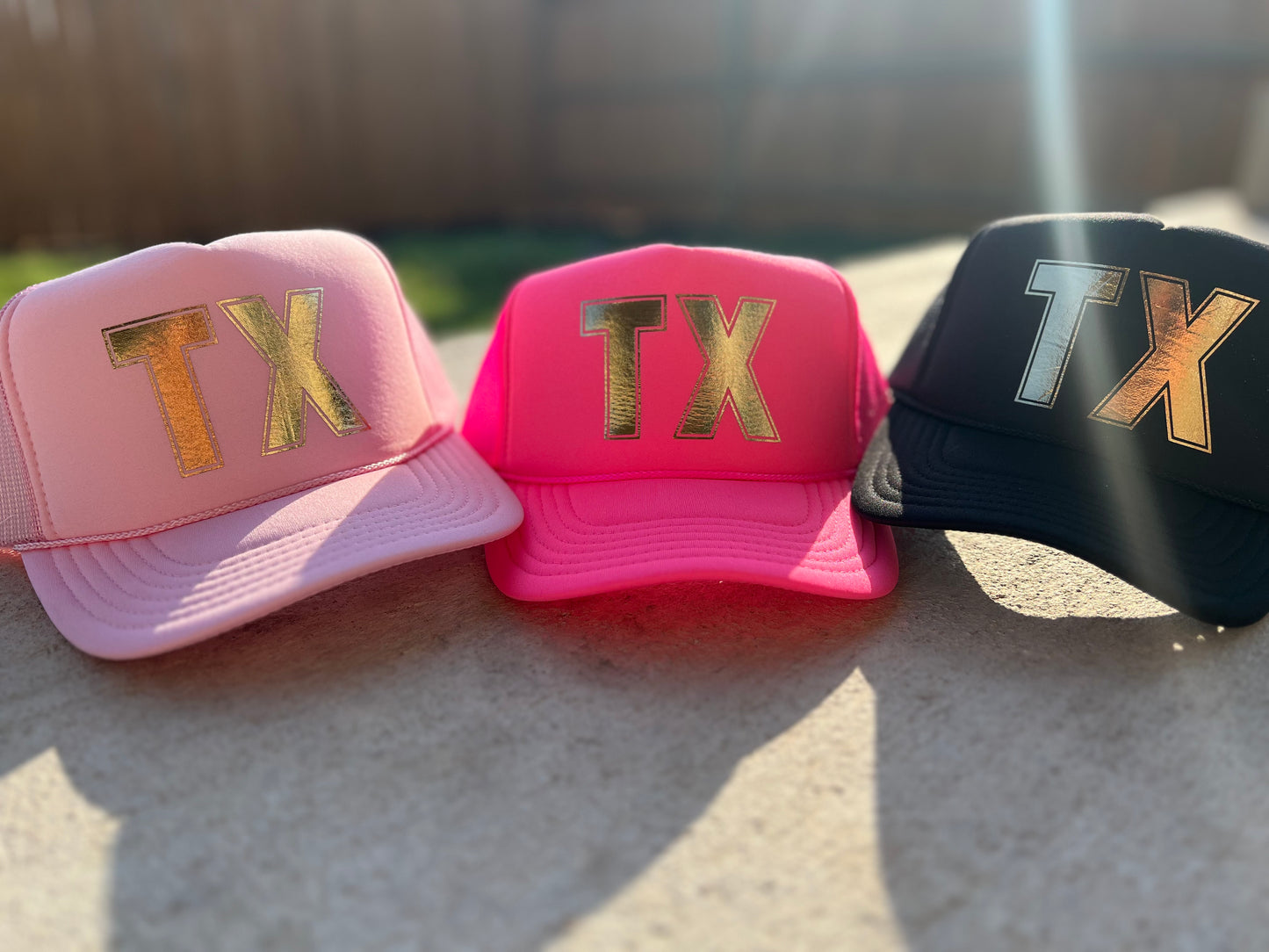 Metallic TX Hat